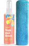 ASUTRA Yoga Mat Cleaner Spray (Calming Citrus), 4 fl oz - No Slippery Residue, Organic Essential Oils, Deep-Cleansing for Fitness Gear & Gym Equip...