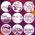 Halloween Stencils for Painting 12inch Large Reusable Halloween Stencil for Door Hanger Round Happy Halloween Ghost Templates for Wood Walls Windo...