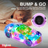 Light-Up Transparent Car Toy for Kids - 1 Pack - Bump and Go Colorful Moving Gears, Music, LED Effects - Fun Educational Toy - Great Birthday Gift...