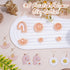 Puocaon Smiley Sunflower Clay Cutters - 6 Pcs Polymer Clay Cutters for Earrings Making, Smiley Face Flower Clay Cutters Set Polymer Clay Jewelry M...