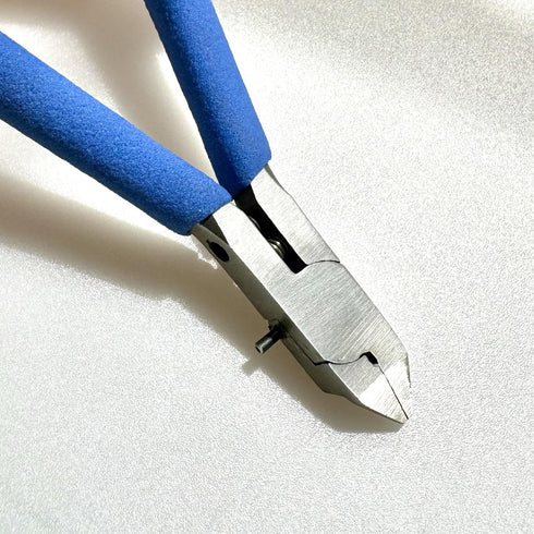 Model Nipper with Blade Case, 4.7-inch Plastic Model Cutter Tools, Sprue Cutter for Gundam Building Repairing and Fixing, Blue...