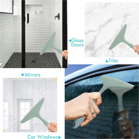 PHYEX 2-Pack Windor Squeegees Scrubber for Cleaning Shower, Glass, Window, Tiles...