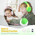 rockpapa Share 1 Kids Headphones Wired with Microphone & Share Port, 85dB/94dB Volume Limited, Cute Foldable Student Child Boys Girls Headphones f...