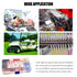 Twidec/110PCS Battery Cable Ends AWG 2 4 6 8 10 12 14 16 Gauge Copper Cable Wire Lugs,Ring Terminals Connectors,Copper Ring Terminals with Heat Sh...