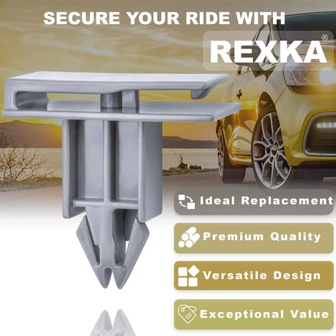 Rexka 20pcs Rocker Panel Moulding Retainer Clip for GM 10431761...