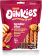 Oinkies Meathouse'n'Veg Tender Ribs Dog Treats with Real Chicken, Duck, Veggies & Peanut Butter Flavor, Highly Digestible and Rawhide-Free, 22 Cou...