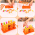 Weewooday 12 Pieces Jumbo Test Tubes with Stand Set, Primary Science Including 5 Pieces Jumbo Test Tubes, 6 Pieces Liquid Droppers Silicone and 1 ...