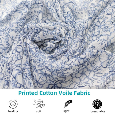 Scarf for Women Lightweight Cotton Boho Scarves and Shawls for Travel Spring Summer...
