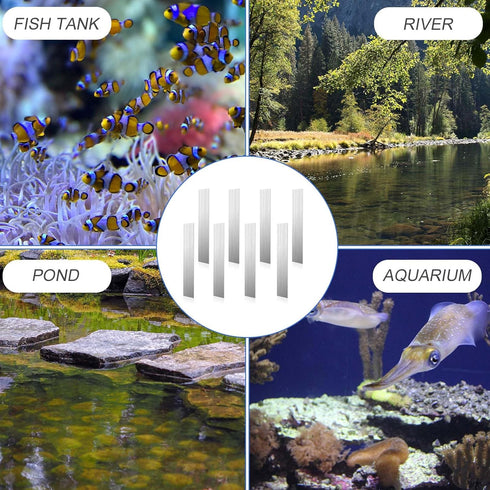 16pcs Aquarium Plant Weights Anchors, Bendable Cuttable Metal Aquarium Plant Over Weight Anchors Aquatic Plant Weights for Fish Tanks Ponds Live P...