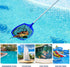 Pool Net - Pool Skimmer Net with 5 Section Adjustable Telescopic Aluminum Pole?22.21''- 67.59'', Skimmer Net with Fine Mesh Net, Pool Leaf Net...