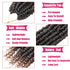 Ombre Brown Passion Twist Hair 10 Inch 6 Packs Passion Twist Crochet Hair for Black Women Pre Looped Short Passion Twist Hair Pre-twisted Bohemian...