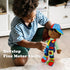 June Garden 15.5" Dressy Friends Isaiah - Educational Stuffed Plush Doll for Kids and Toddlers 2 Years and Up - Montessori Buckle Soft Toy...