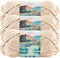 (3 Pack) Lion Brand Yarn 135-099L Hometown Yarn, Los Angeles Tan......