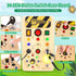 Montessori Musical Busy Board, Wooden Sensory Montessori Toys with Lights, Baby Travel Toys, Birthday for Boys Girls 1 + Year Old, Toddler Educati...