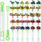 30 Pcs Construction Bubble Wand Bubbles Party Favors for Boys Girls New Bubbles Wand Mini Bubble Maker Toy for Classroom Prizes Construction Car a...