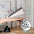 Silver Heavy Duty Door Stopper, Metal Rubber Door Wedge, Large Door Stop for Bottom of Door, Suits Any Heavy Door Gap...