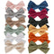 Baby Girl Hair Clips, 12 Pack Large Bows Barrettes Fully Lined Alligator Clip Hair Accessories for Little Girls Toddler Kids Children...