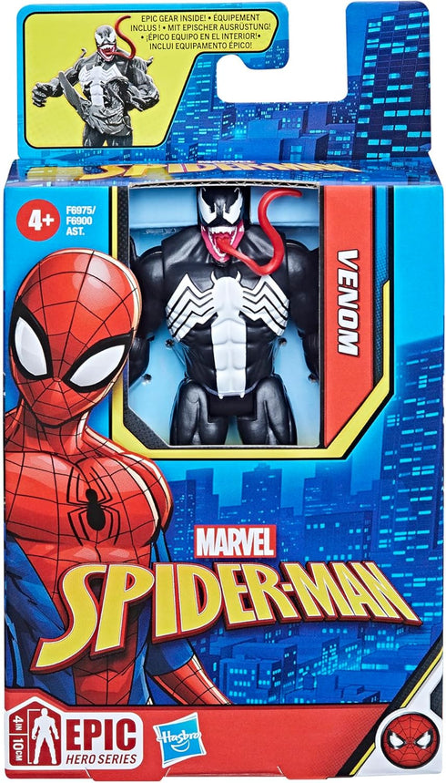 Marvel Epic Hero Series Venom, 4-Inch Action Figure with Accessory, Kids Ages 4 and Up...