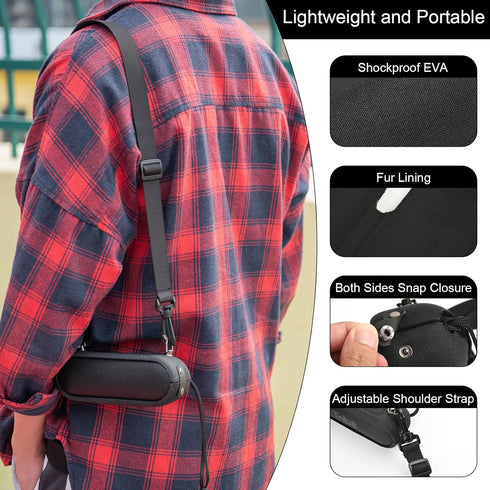 TXEsign Hard EVA Case Carrying Cover Compatible with Tribit Xsound Go Bluetooth Speaker, Protective Travel Carrying Case EVA Cover Portable Speake...