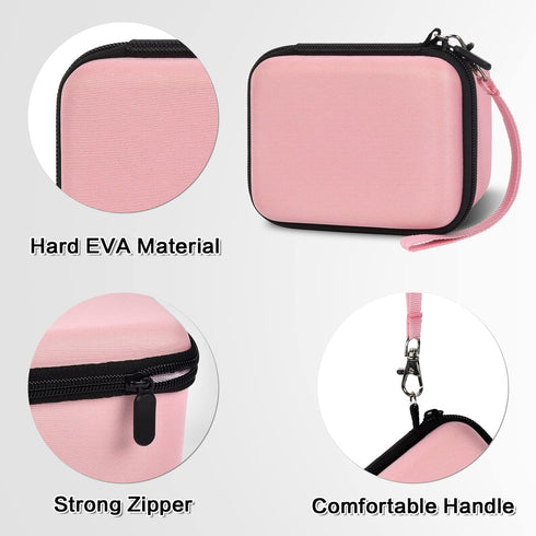 Vlogging Camera Case Compatible with Duluvulu/for TEBNGIHNM/for zheozeig/for Oiadek 4K Digital Cameras for Youtube. Vlog Camera Carrying Storage f...