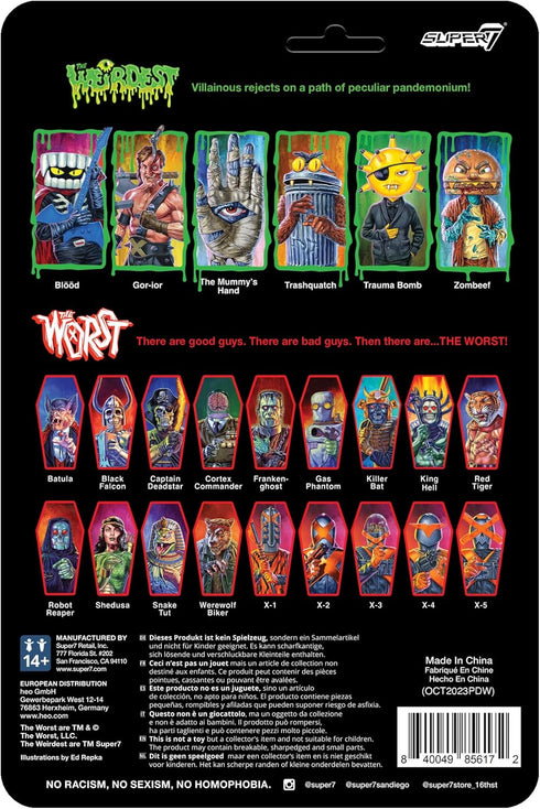 Super7 The Weirdest Trashquatch Rotten Rangers - 3.75" The Weirdest Action Figure Campy Horror Collectibles and Retro Toys...