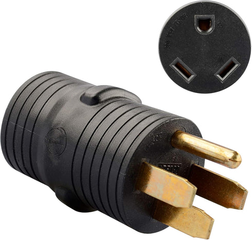 RVGUARD RV Plug Adapter 50 Amp Male (14-50P) to 30 Amp Female (TT-30R)...