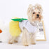 Dog Dresses for Small Medium Dogs Girl Pineapple Mesh Dress Dog Outfit, Summer Tutu Dog Dresses Cat Apparel, Cute Pet Puppy Clothing Doggie Outfit...