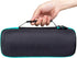 co2CREA Hard Carrying Case Replacement for JBL Charge 4 / replacement for JBL Charge 5 Waterproof Portable Bluetooth Speaker (Black Case + Inside ...