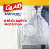 Glad Trash Bags, ForceFlex Tall Kitchen Drawstring Garbage Bags,13 Gal, Gain Original with Febreze, 80 Ct...