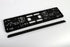 Standard Black Euro License Plate Holder - Universal Mounting Frame/Bracket...