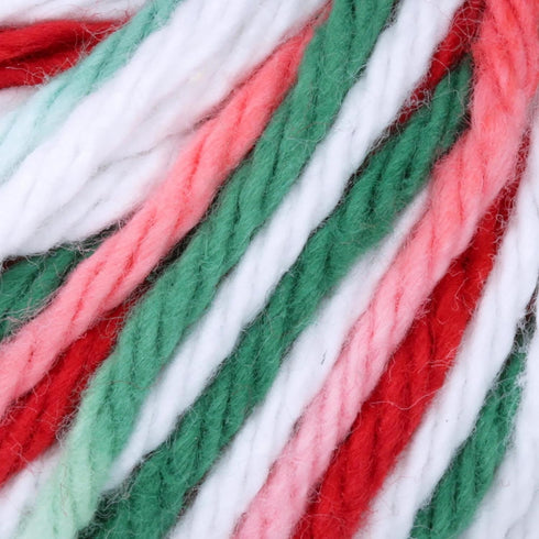 Lily Sugar 'N Cream The Original Ombre Yarn, 2oz, Gauge 4 Medium, 100% Cotton, Mistletoe - Machine Wash & Dry......