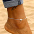 Anklet for Women14k Plated Gold S925 Sterling Silver Adjustable Beach Style Foot Love Heart Gold Ankle Bracelet Heart Infinity Mother's Day Gradua...