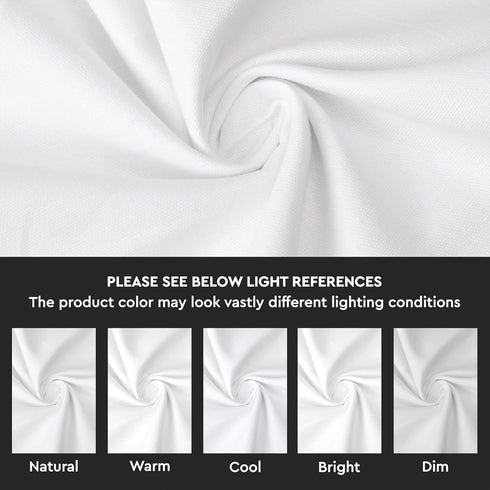 Encasa XO Throw Pillow Covers 18x18 in Set of 2 White | No Inserts | Cotton Pillow Covers for Living Room, Bed, Sofa, Couch | Decorative Cushion C...