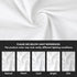 Encasa XO Throw Pillow Covers 18x18 in Set of 2 White | No Inserts | Cotton Pillow Covers for Living Room, Bed, Sofa, Couch | Decorative Cushion C...