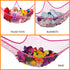 Toy Hammock, Stuffed Animals Hammock, Jumbo Toy Storage Net 83" Wall Sling Corner Extra Large Kids Children Mesh Toy Net Organizer (Pink, 83 Inch)...