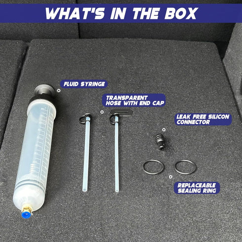 500CC Fluid Extractor, Fluid Syringe Pump, Oil Extractor for Cars/Ships/Engines/Lawn Mowers Fluid Extraction and Filling, with 2 Transparent Hose...