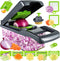 Vegetable Chopper, Pro Onion Chopper, Multifunctional 13 in 1 Food Chopper, Kitchen Vegetable Slicer Dicer Cutter,Veggie Chopper With 8 Blades,Car...