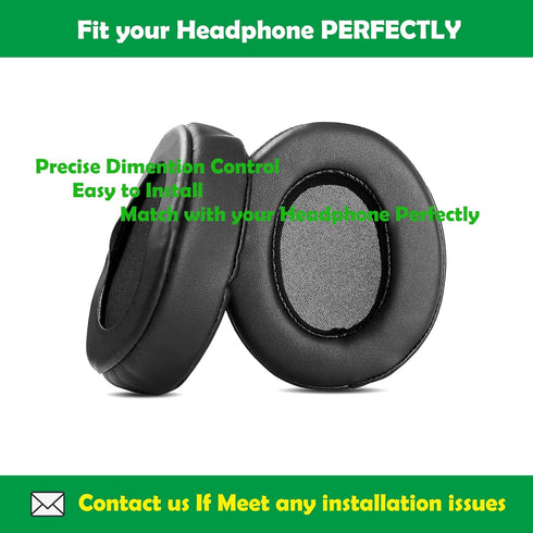 Premium Replacement Earpads Cushions Compatible with Samson CH700 CH-700 Headphones Ear Pads with Softer Protein Leather and Memory Foam...