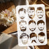 FINGERINSPIRE Men Pattern Painting Stencil 8.3x11.7inch 9 Styles Beards Men Drawing Template Mustache Hair Man Pattern Decoration Stencil for Pain...