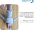 Brownmed Nice Stretch X Lite - Dorsal Foot & Ankle Night Splint for Plantar Fasciitis & Tendonitis - Adjustable Universal Fit...