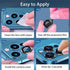 [2 Sets Compatible with iPhone 12 Pro, 12 Mini & iPhone 12 Camera Lens Protector, Tempered Glass Clear Camera Cover Screen Protector Metal Ring Ac...