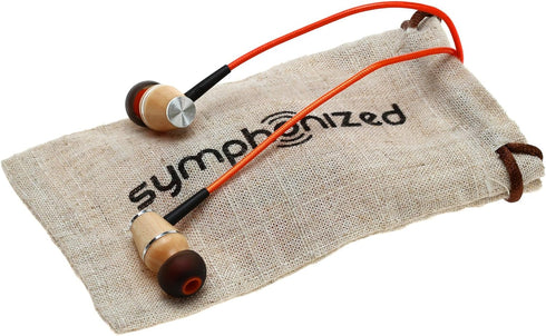 Symphonized XTC 2.0 Earbuds with Mic, Premium Genuine Wood Stereo Earphones, Hand-Made in-Ear Noise-isolating Headphones with Tangle-Free Innovati...