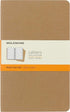 Moleskine Cahier Journal, Soft Cover, Large (5" x 8.25") Ruled/Lined, Kraft Brown, 80 Pages (Set of 3)...