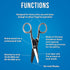 Jonard Tools ES-1964DS Stainless Steel Free-Fall Electrician's Scissors For Reduced Hand Fatigue...