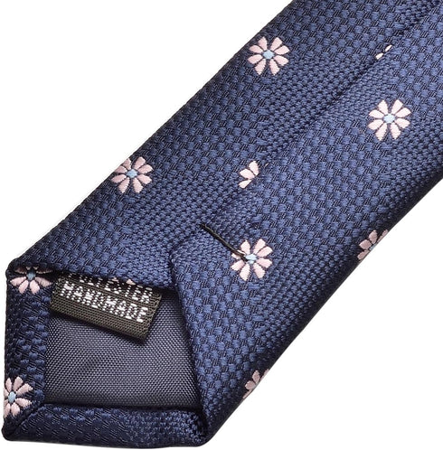 Navy Blue Tie for Men Classic Polka Dot Striped Plaid Paisley Microfiber Necktie Wedding Business Party Gift...