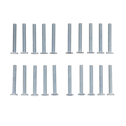 DCT Tee Bolt Set – 20 Pack 2-1/2in T Bolts for Woodworking, T Track Bolts Jig Bolts, 5/16in 18 Thread T Bolt...