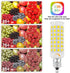 E11 Led Bulb Dimmable, 75 Watt Halogen Equivalent, 7W Warm White 3000K, T4 Mini Candelabra Base, JDE11 120V 75W for Ceiling Fans, Chandeliers, Cab...