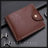 Men Wallet with Clip Black PU Material 3 Credit Card Holder 2 Money Pockets 1 Clear Window Suitable for Men Women Gifts without RFID Slim Small Wa...
