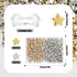 400pcs Star Spacer Beads Kit, 0.23 Inch Star Shaped Beads with Beading Rope, Bracelets Making Accessories Spacer Beads for Making Jewelry Bracelet...