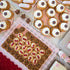2Pcs Rectangle Iron Cupcake Serving Tray Fruit Dessert Plates for Party Anniversary Wedding Christmas Baby Shower (White)...